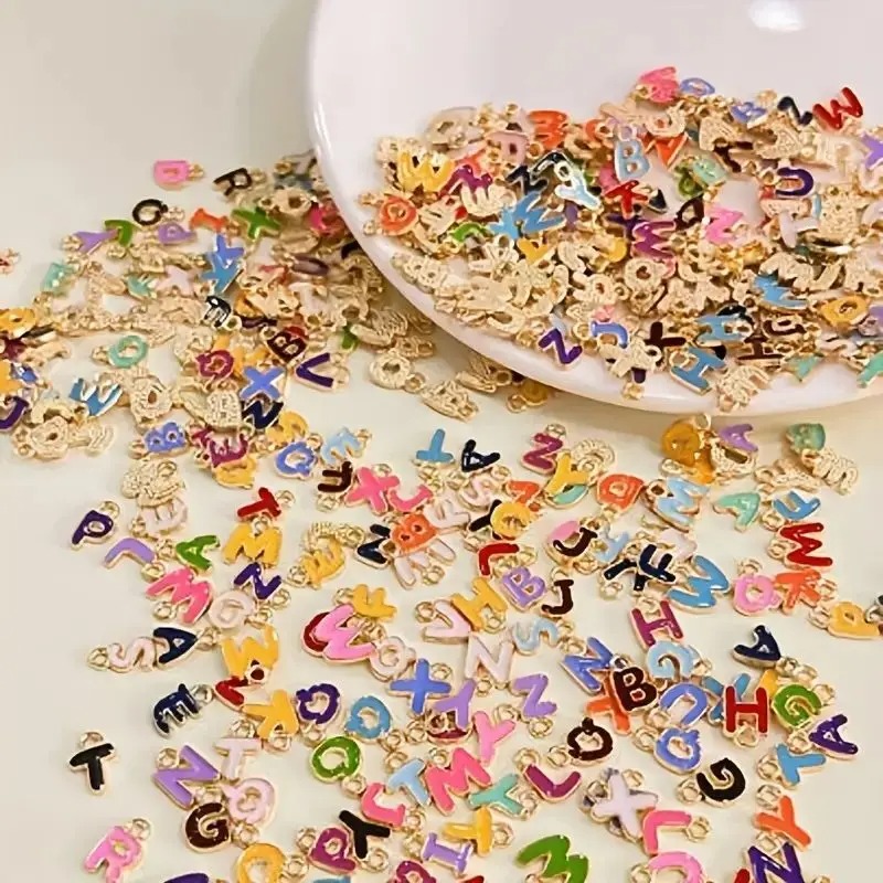 Anklet Foot Chain - 100 stuks kleurrijke willekeurige letters DIY
