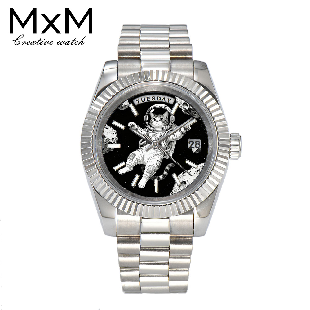 Jewelry And Watches - Creatief herenhorloge 40 mm / 36