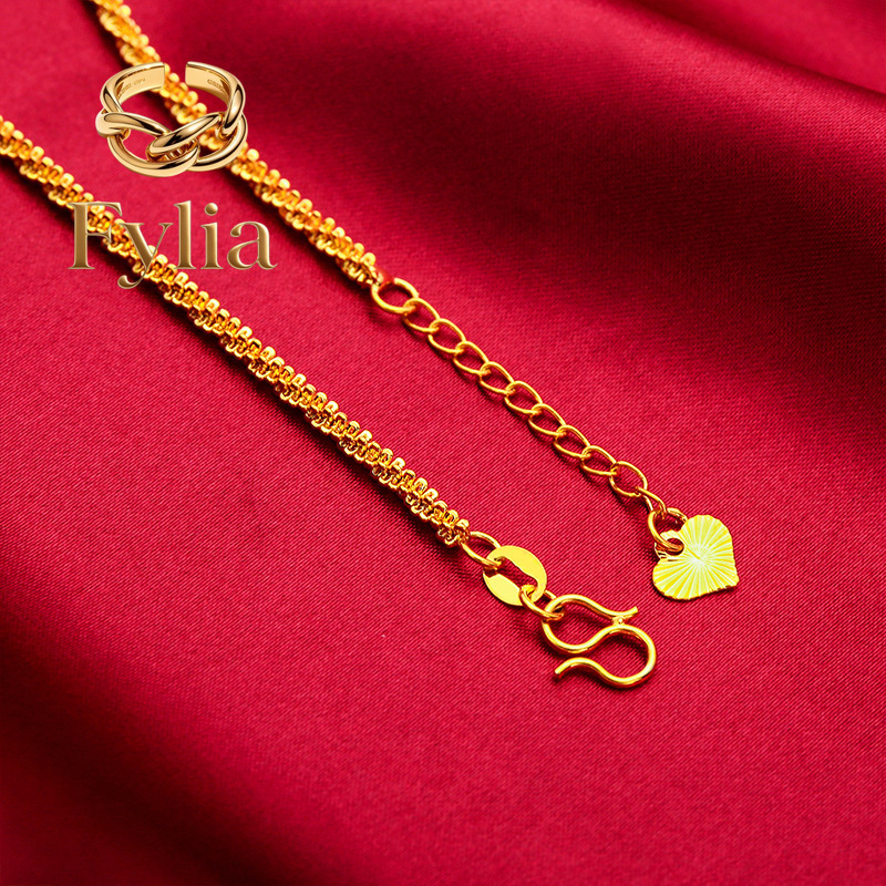 Eve Jewelry & Watches Distribuidor Oficial Rolex - Fylia Jewelry Caterpillar-armband voor dames, 24K