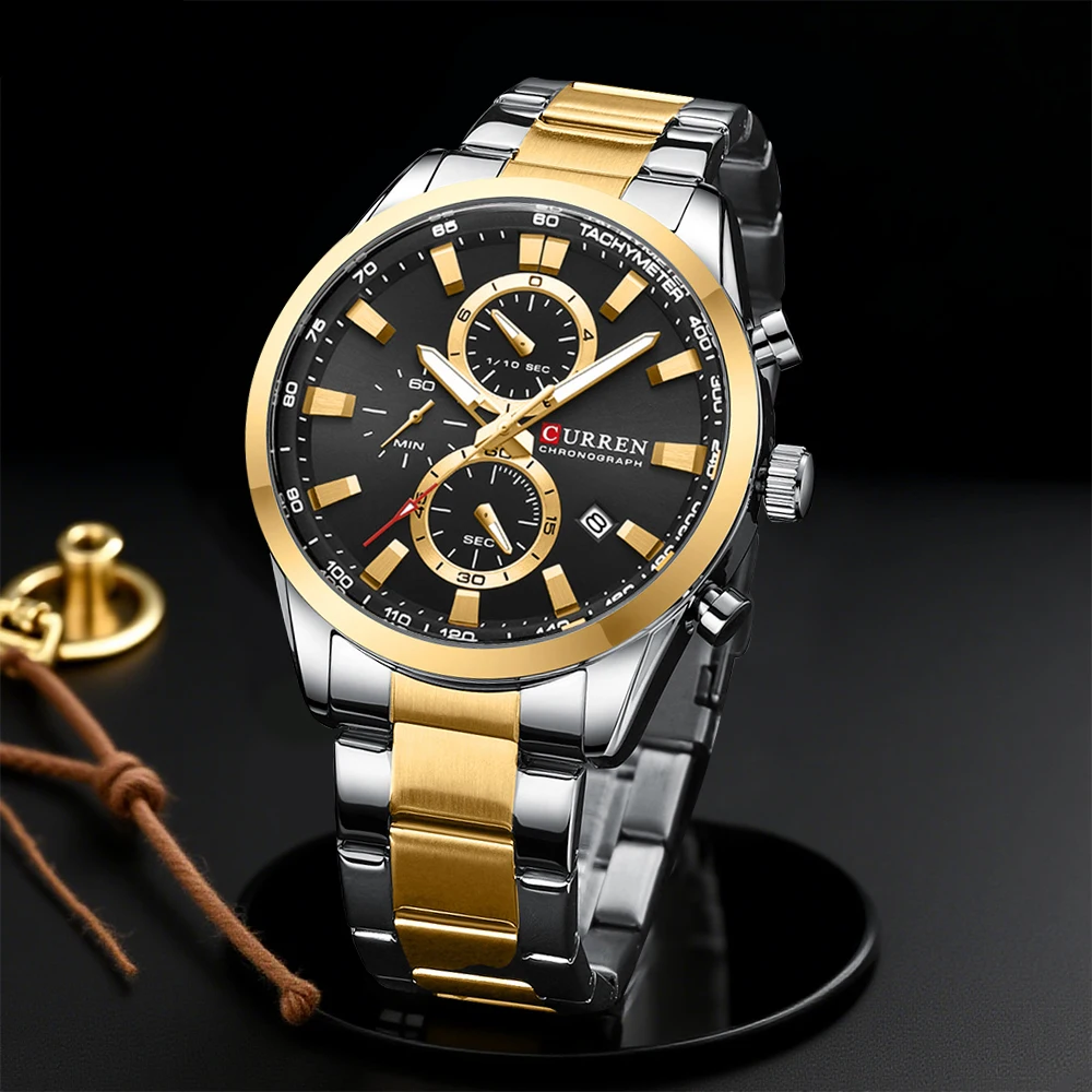 Jewelry And Watches - CURREN Casual quartz chrono sporthorloges merken