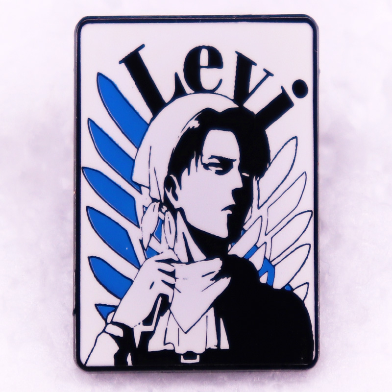 Levi Jewelry & Watches Inc - Aanval Op Titan Levi Ackerman Emaille