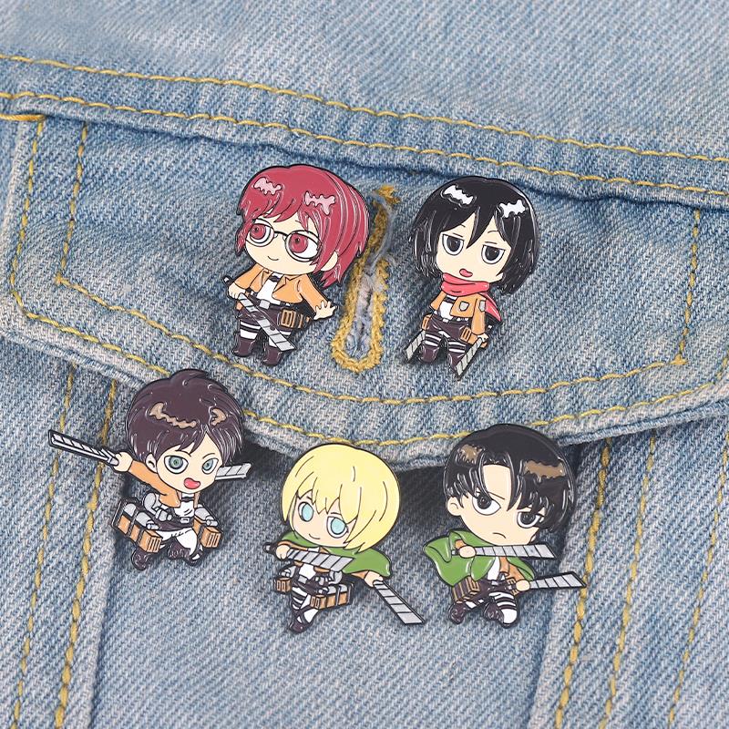 Aanval op Titan Chibi Emaille  - Levi Jewelry & Watches Inc recensie en prijs