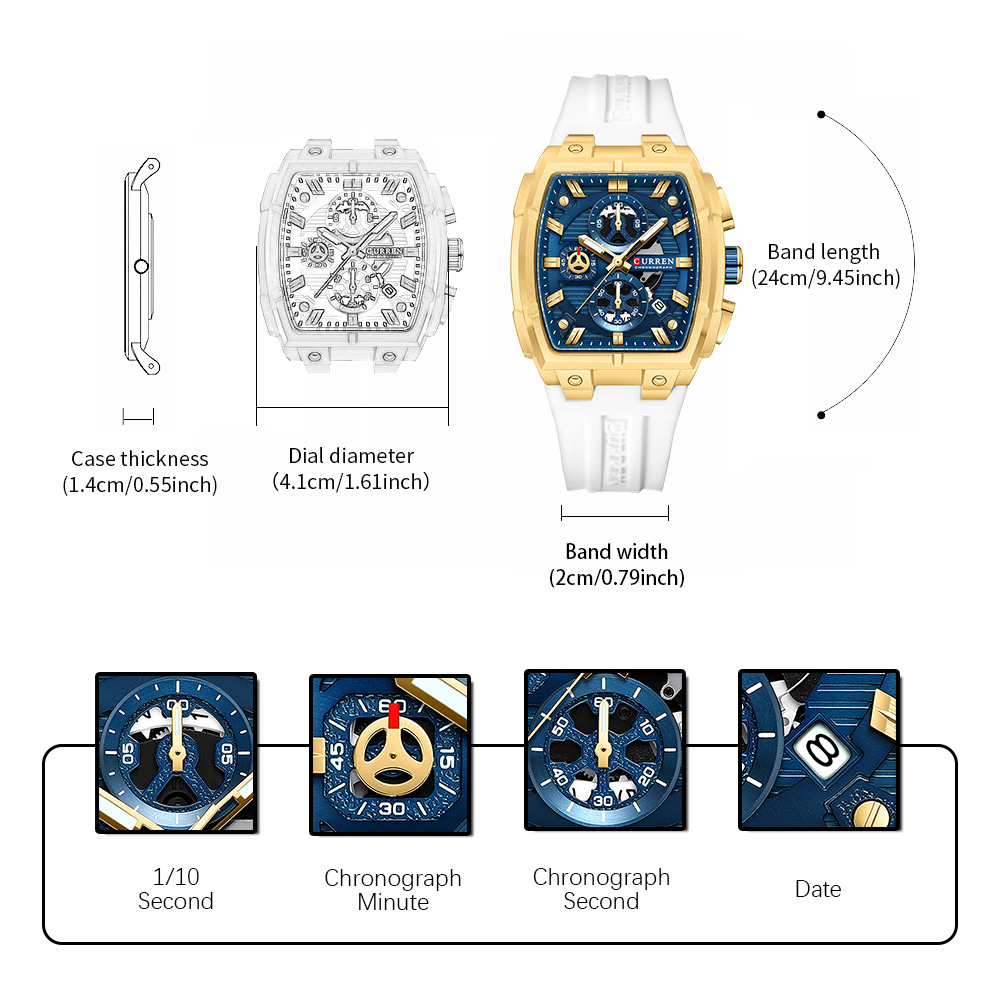 CURREN Luxe vintage horloge vo - Jewelry And Watches recensie en prijs