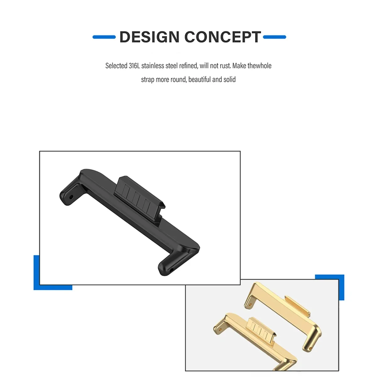 20mm 22mm 1 Paar Adapter voor  - Jewelry Stores Watches recensie en prijs
