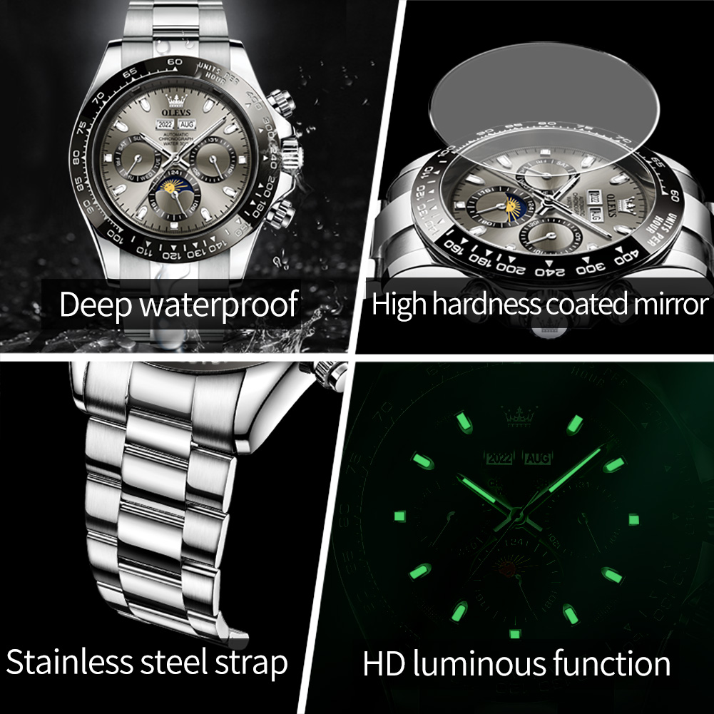 OLEVS 6654 Luxe herenhorloge c - Cartier Watch Tank recensie en prijs