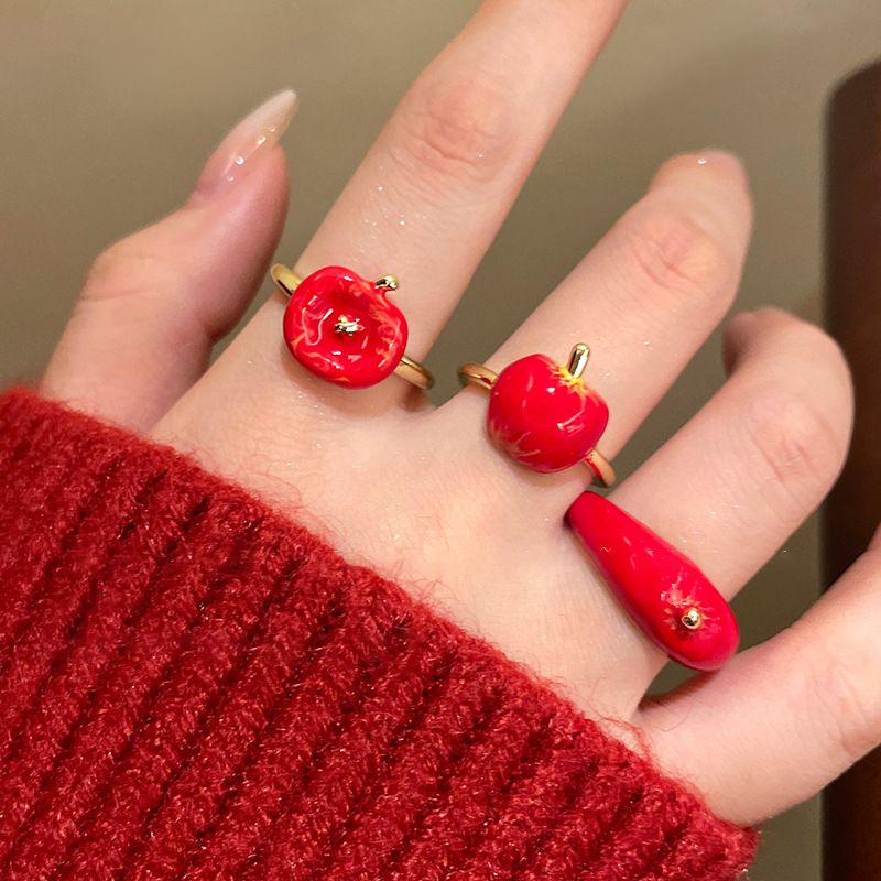 Kerst Apple Ring Rood Leuke Op - Eve Jewelry & Watches Distribuidor Oficial Rolex recensie en prijs