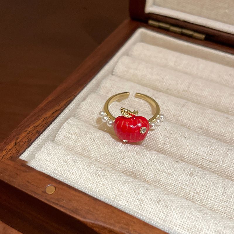 Kerst Apple Ring Rood Leuke Op - Eve Jewelry & Watches Distribuidor Oficial Rolex recensie en prijs