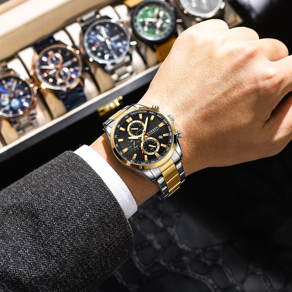 CURREN Casual quartz chrono sp - Jewelry And Watches recensie en prijs
