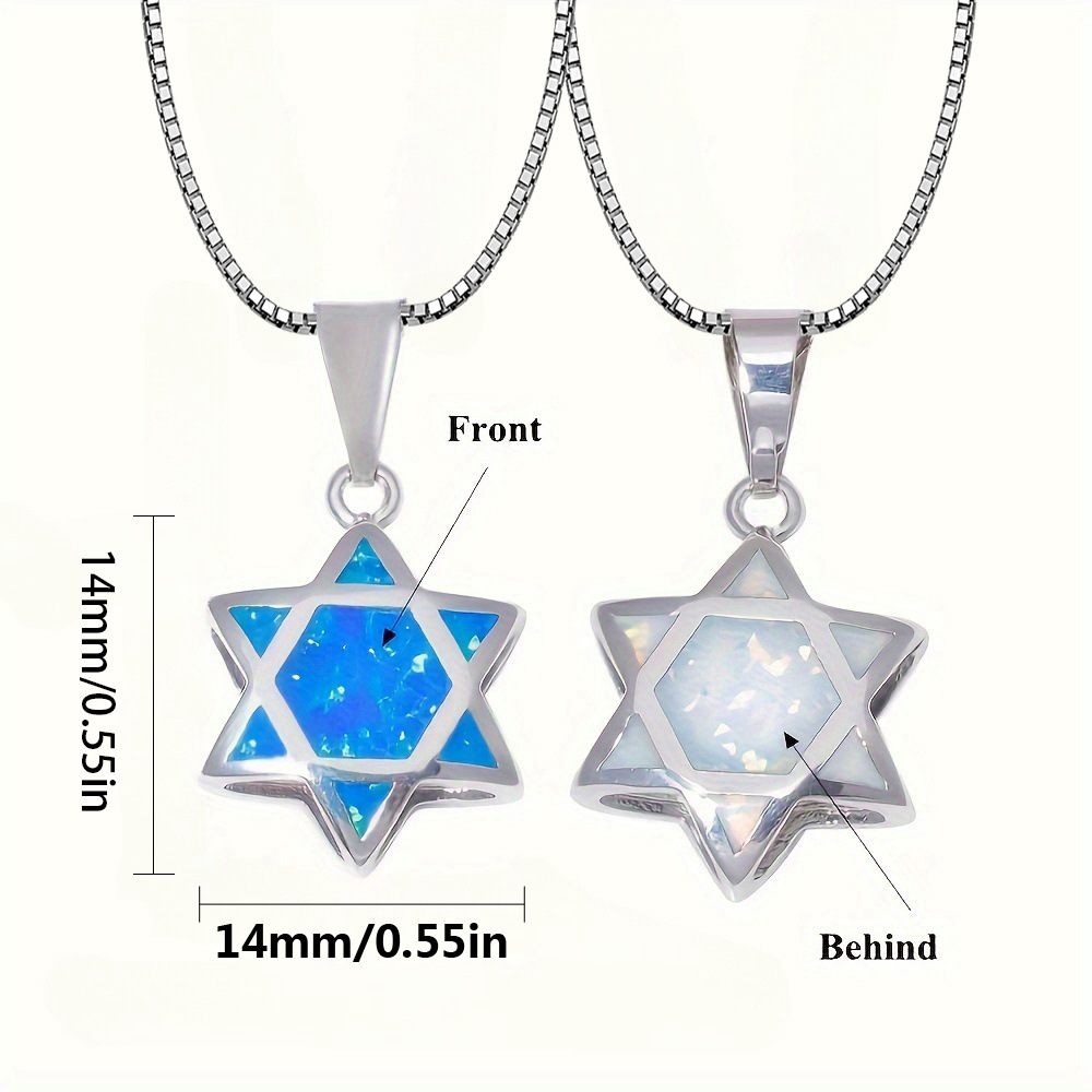 Davidster Opaal hanger ketting - Jewelry & Watches Spółka Z Ograniczoną Odpowiedzialnością Sp Z Oo recensie en prijs