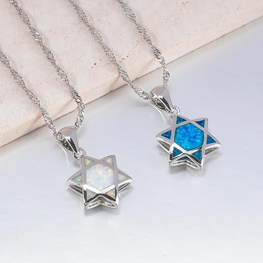 Davidster Opaal hanger ketting - Jewelry & Watches Spółka Z Ograniczoną Odpowiedzialnością Sp Z Oo recensie en prijs