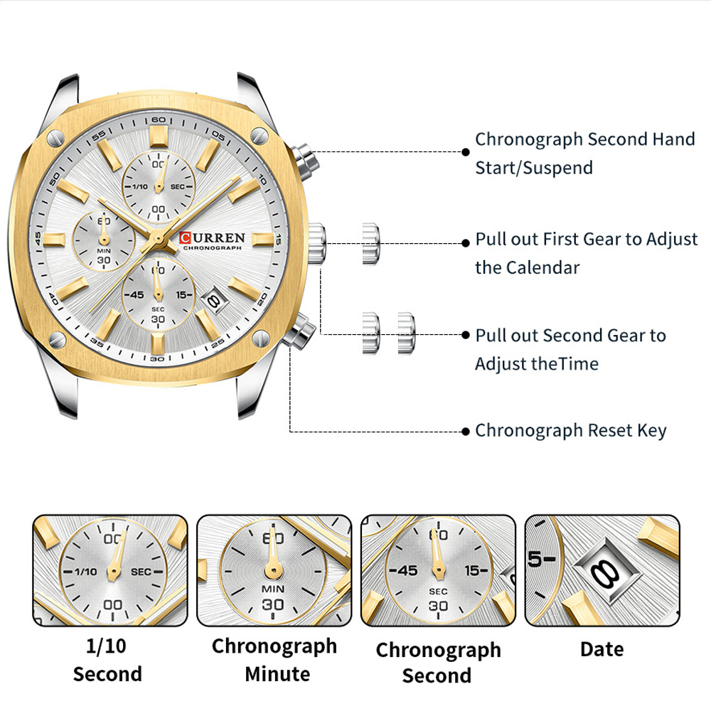 CURREN Modern herenhorloge van - Jewelry And Watches recensie en prijs