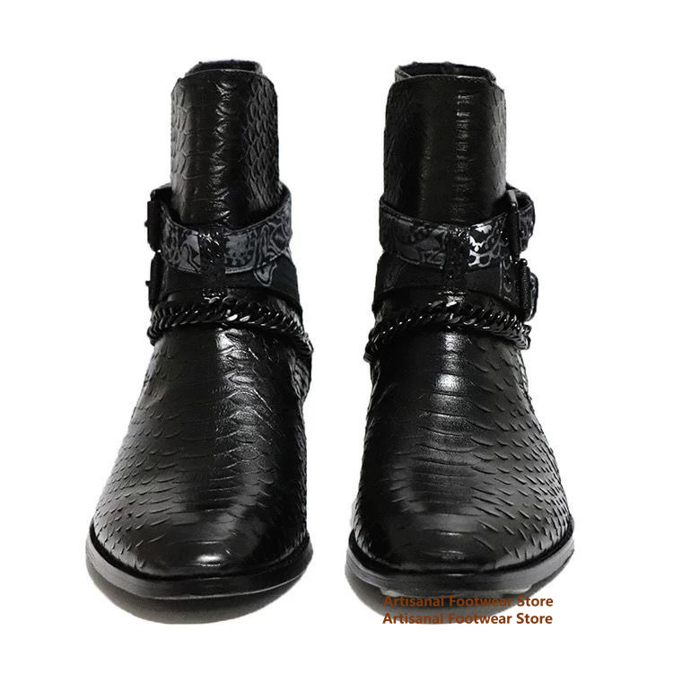 Chelsea laarzen met slangenpat - Anklet Foot Chain recensie en prijs